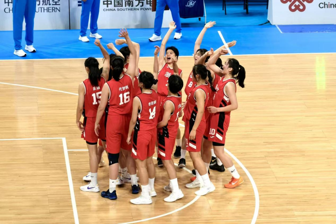 男排女篮收获一金一银，均创该项目浙江历史最好成绩！