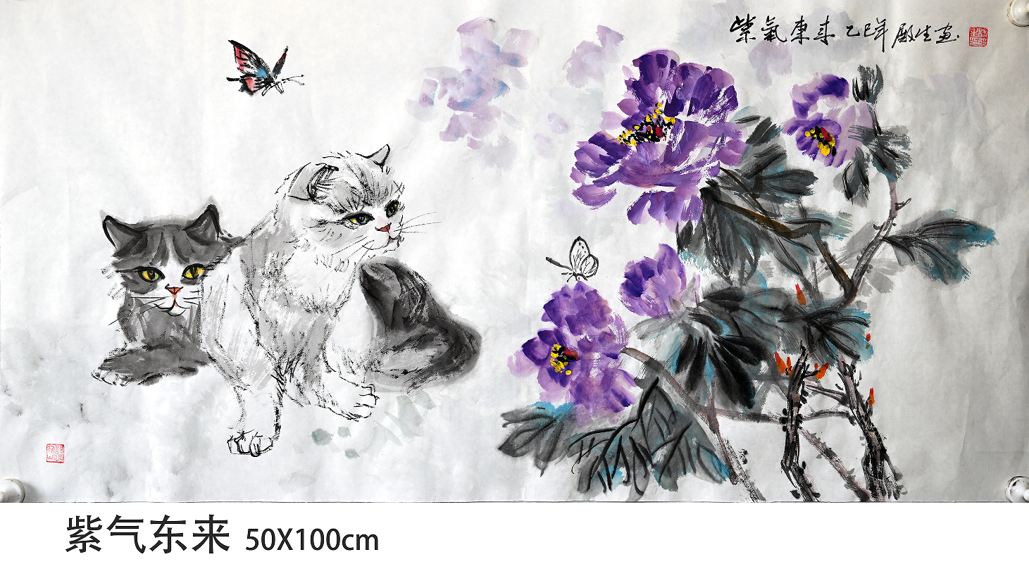 美好治愈！佛山首次举办猫画主题展