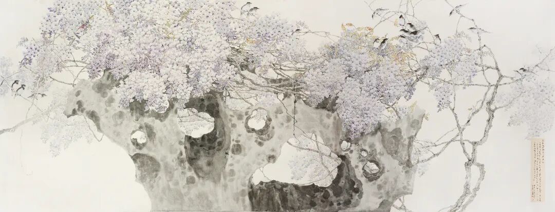 李紫玉中国画作品展在佛山市石景宜艺术馆开幕