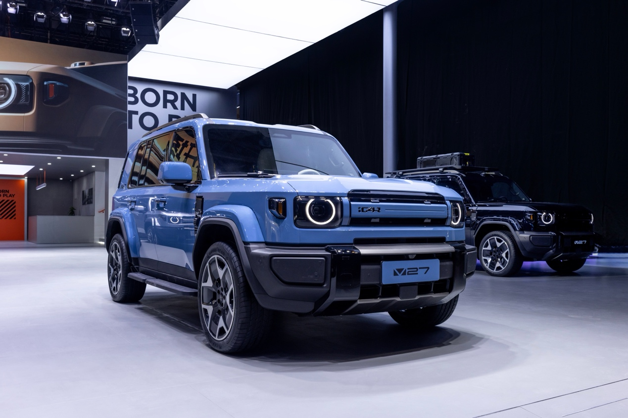 2025广州车展：iCAR V27广州车展中国首秀，打造家庭新硬派全能体验