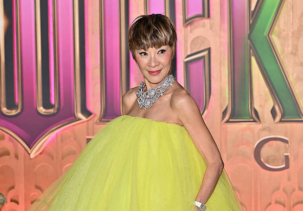 杨紫琼俏皮又灵动。