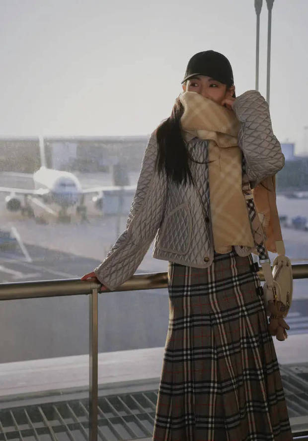 陈丽君搭配很有自己的感觉。