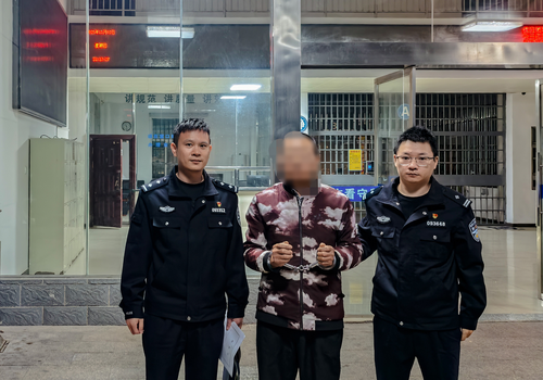 ▲抓捕归案