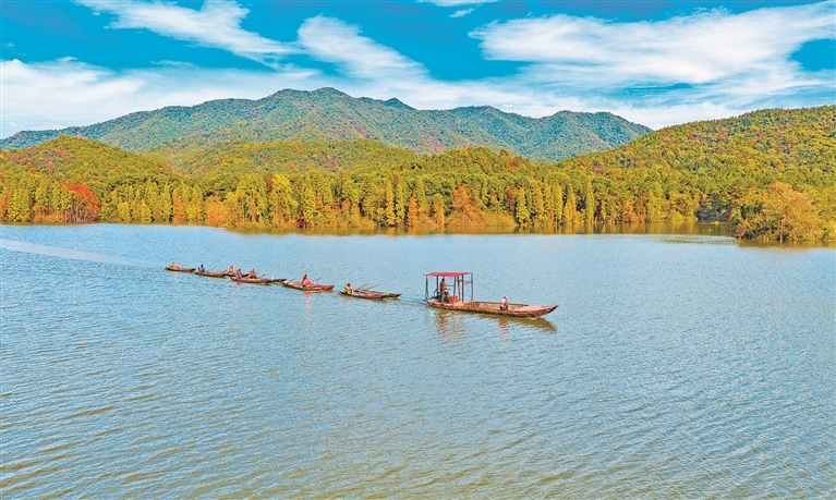 新余仙女湖：冬日美丽画卷（图）