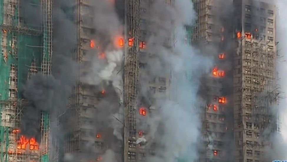 香港惊天大火实录