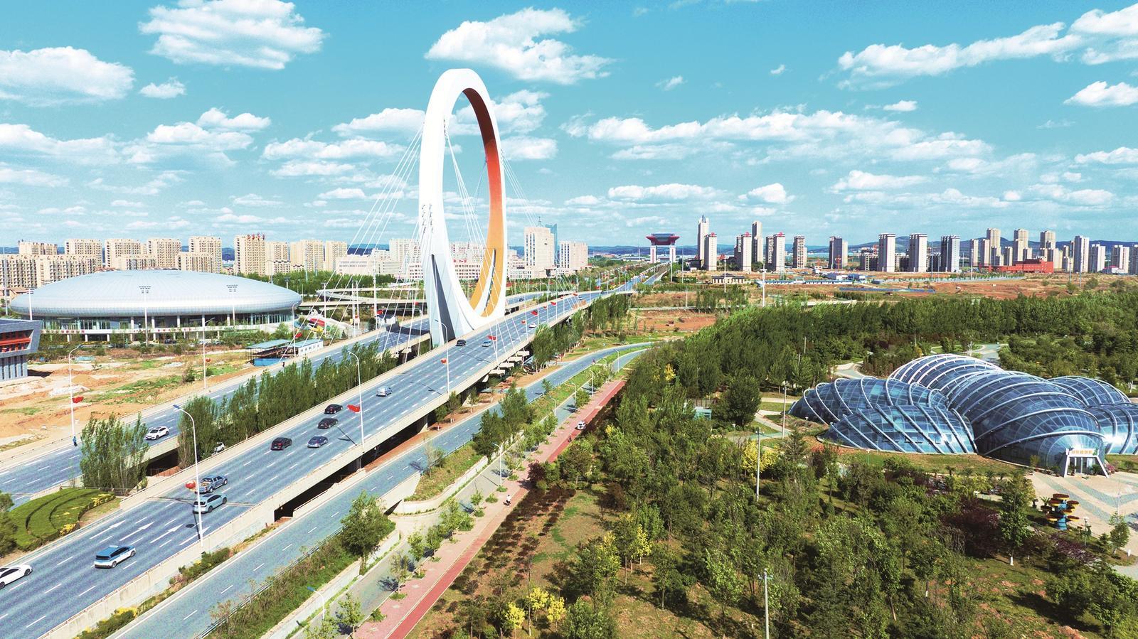 发展中的四平。李坤 航拍