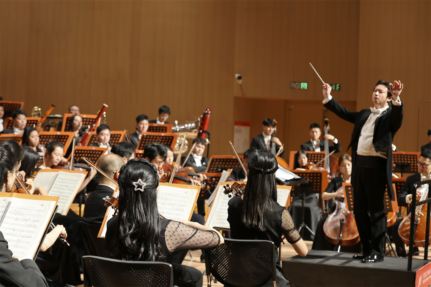 培菊音乐厅正式揭幕，捐建的爱乡镇海港胞参加首场音乐会！