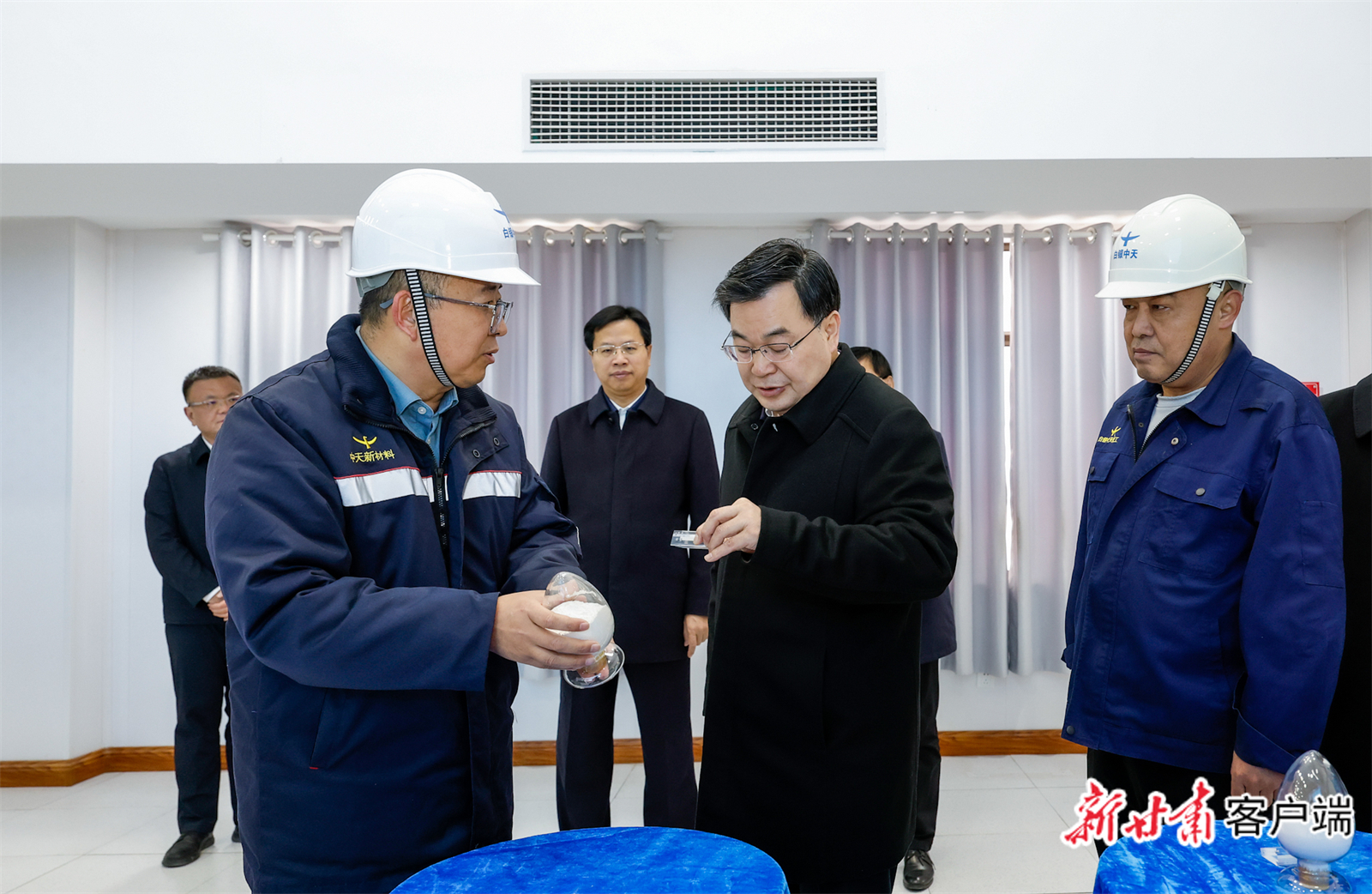 11月25日，省委书记、省人大常委会主任胡昌升在白银市靖远县、白银区调研。新甘肃&middot;甘肃日报记者　孟捷