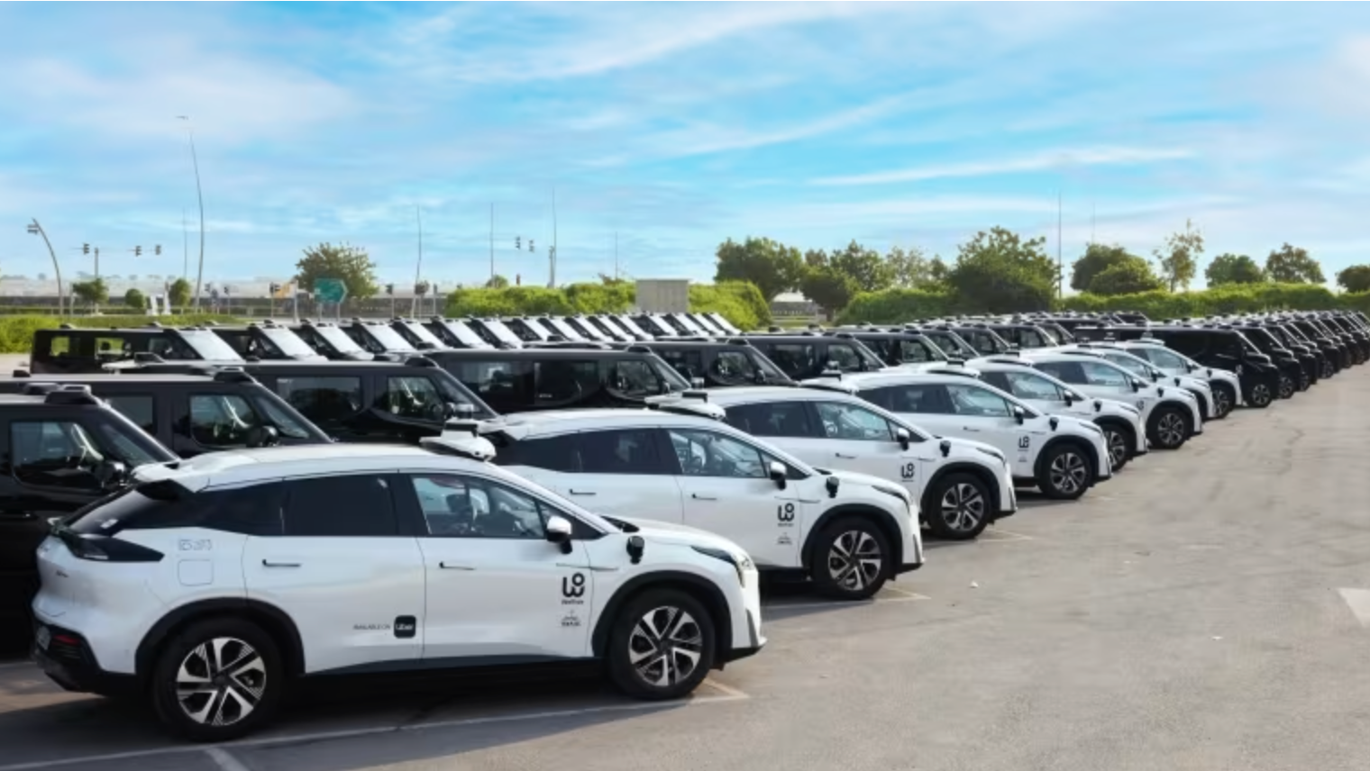 文远知行自动驾驶汽车