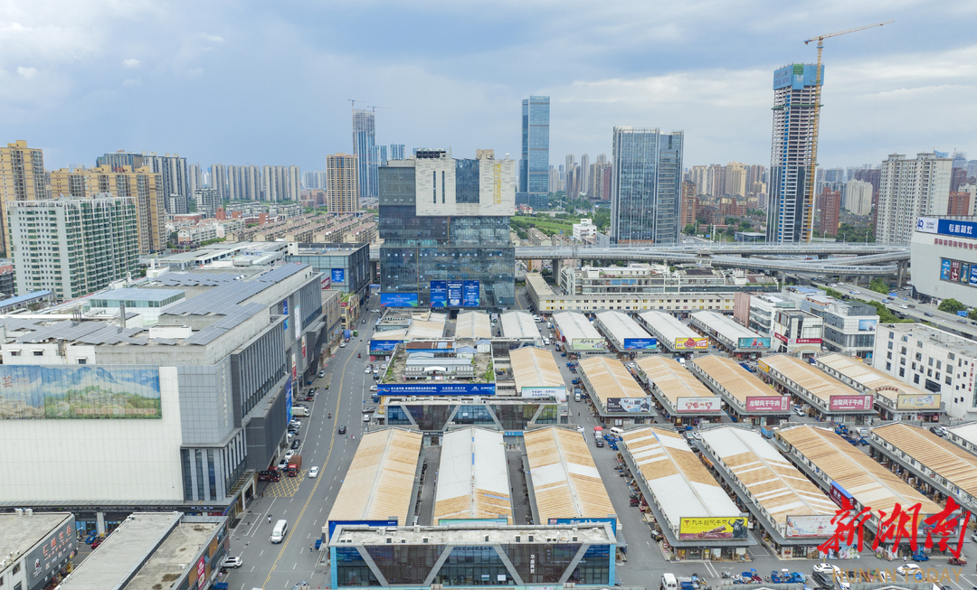 湖南高桥大市场已成为中非贸易“商港”。 湖南日报全媒体记者 李健 摄