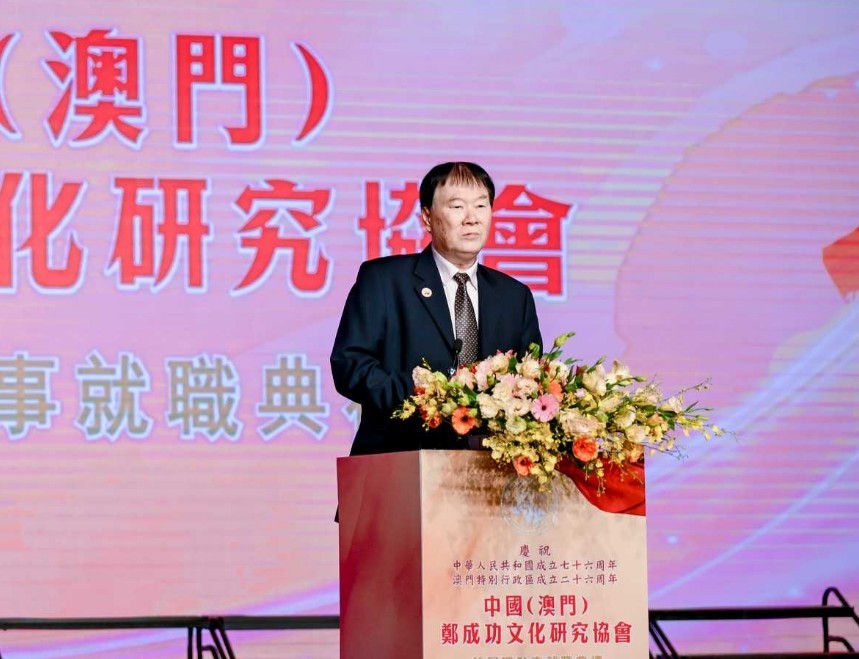 ▲國際鄭成功文化交流協會會長 鄭棟樑