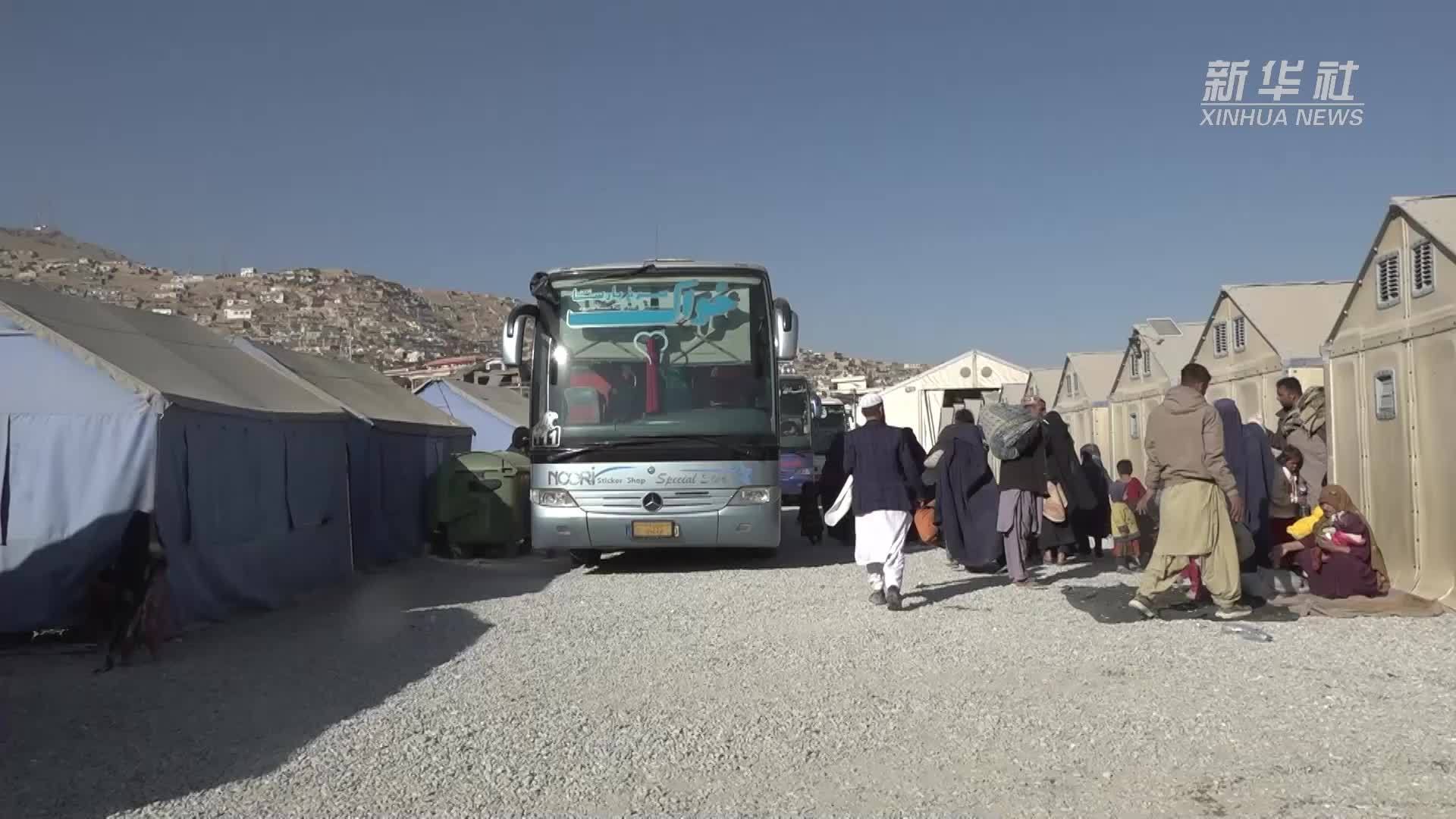近12000名阿富汗难民踏上回乡路
