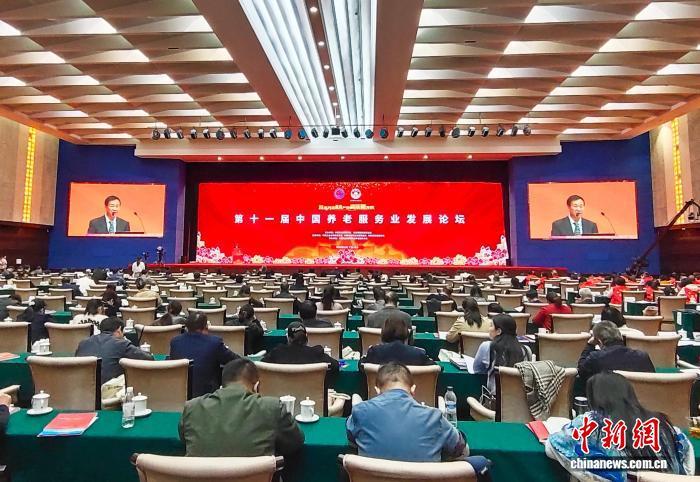 11月22日,第十一届中国养老服务业发展论坛在广西南宁市举办。中新网记者 黄艳梅 摄