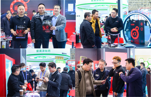 图:赤尾持久套吸引全国各地客户咨询、体验