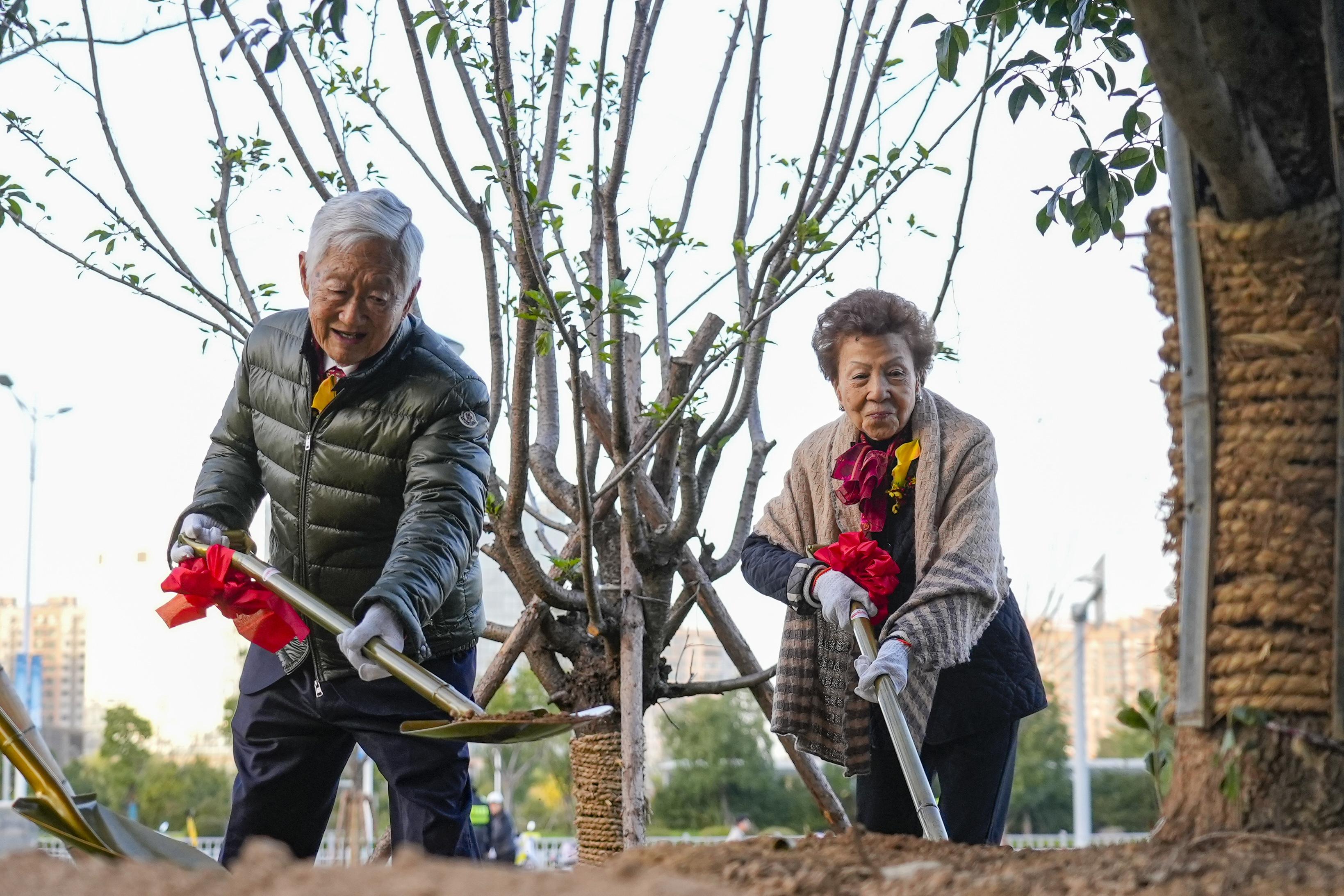 培菊音乐厅正式揭幕，捐建的爱乡镇海港胞参加首场音乐会！