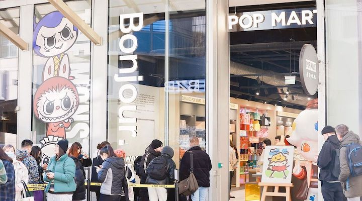 法国巴黎的泡泡玛特门店