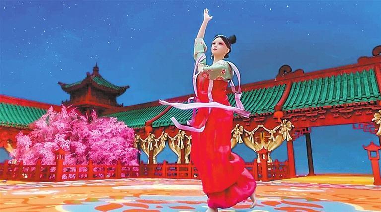 《蓝色敦煌》画面