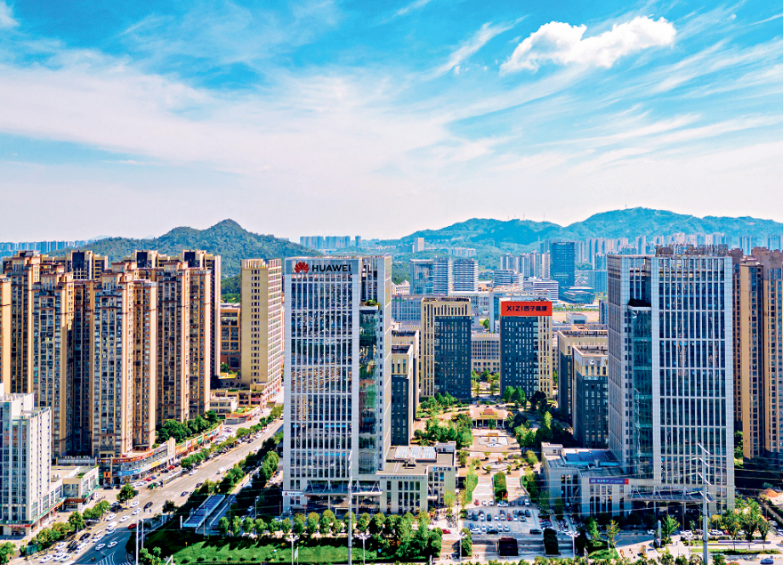 长沙高新区麓谷产业园的园中园——芯城科技园。