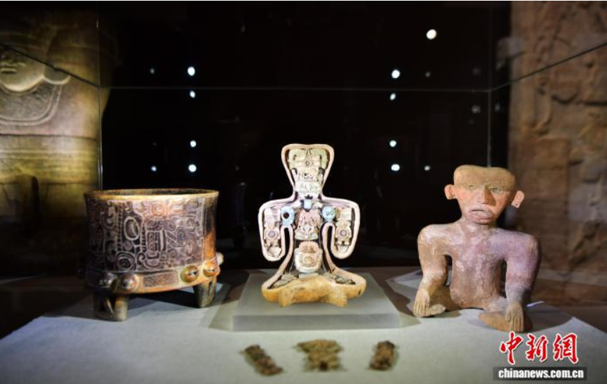 209件玛雅文物亮相河北博物院 探秘千年文明