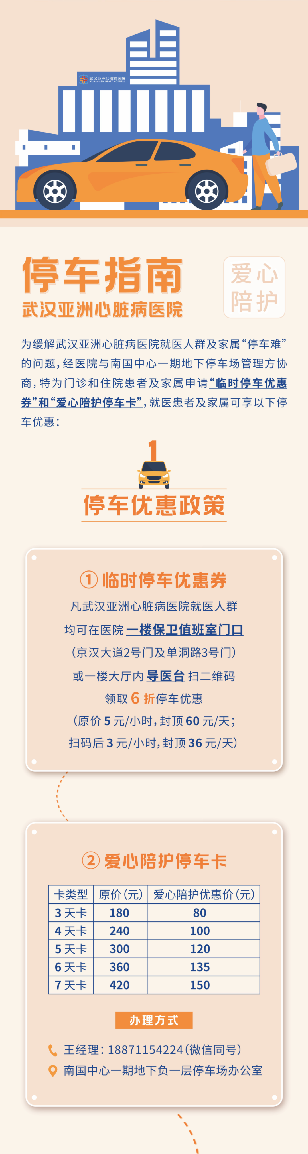 @患友/家属，您的专属停车优惠+路线指南，快收藏！