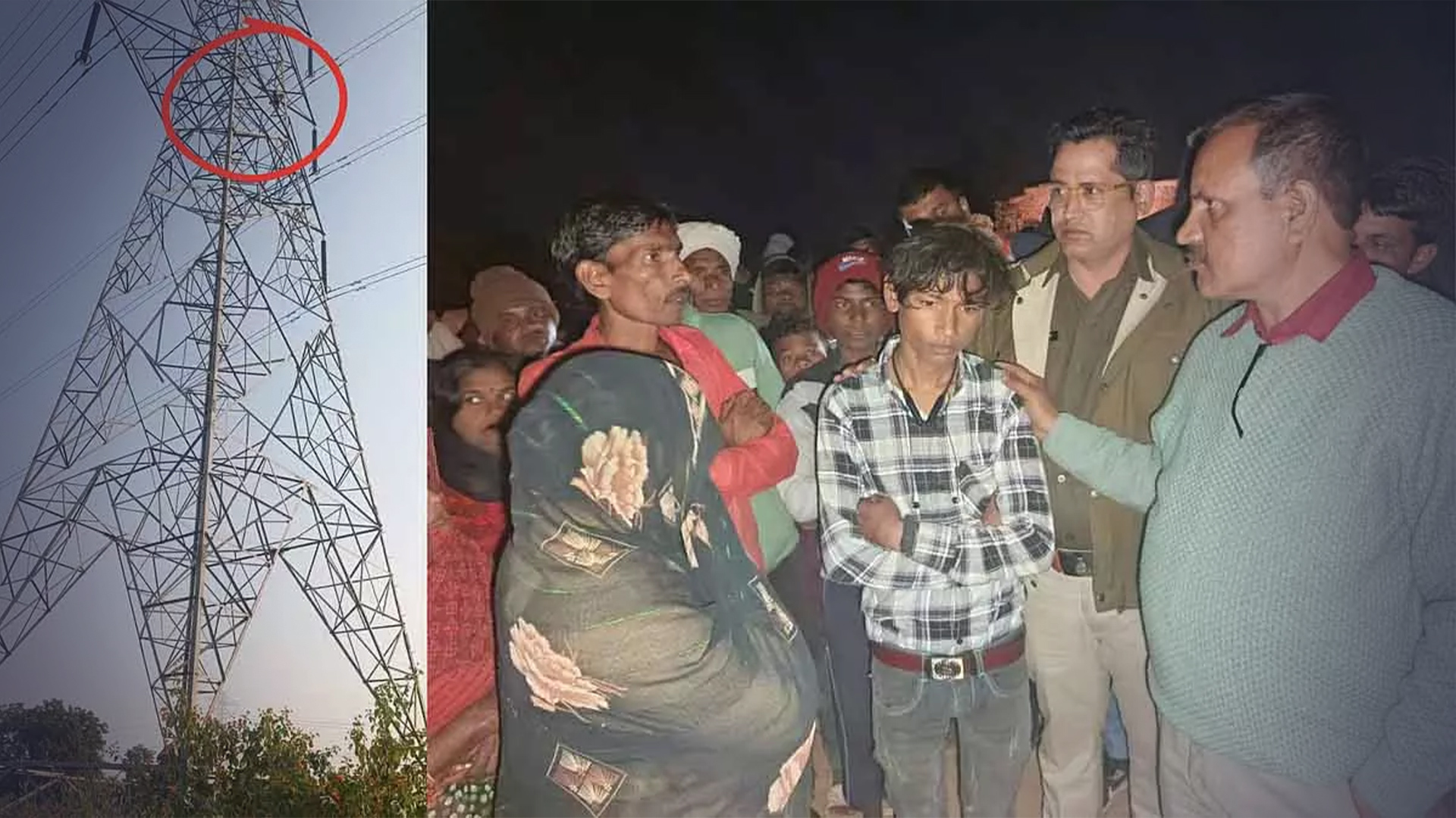 印度青年求婚被拒后想不开，爬上电塔大喊大叫近3小时，女警假扮女友将他骗下塔