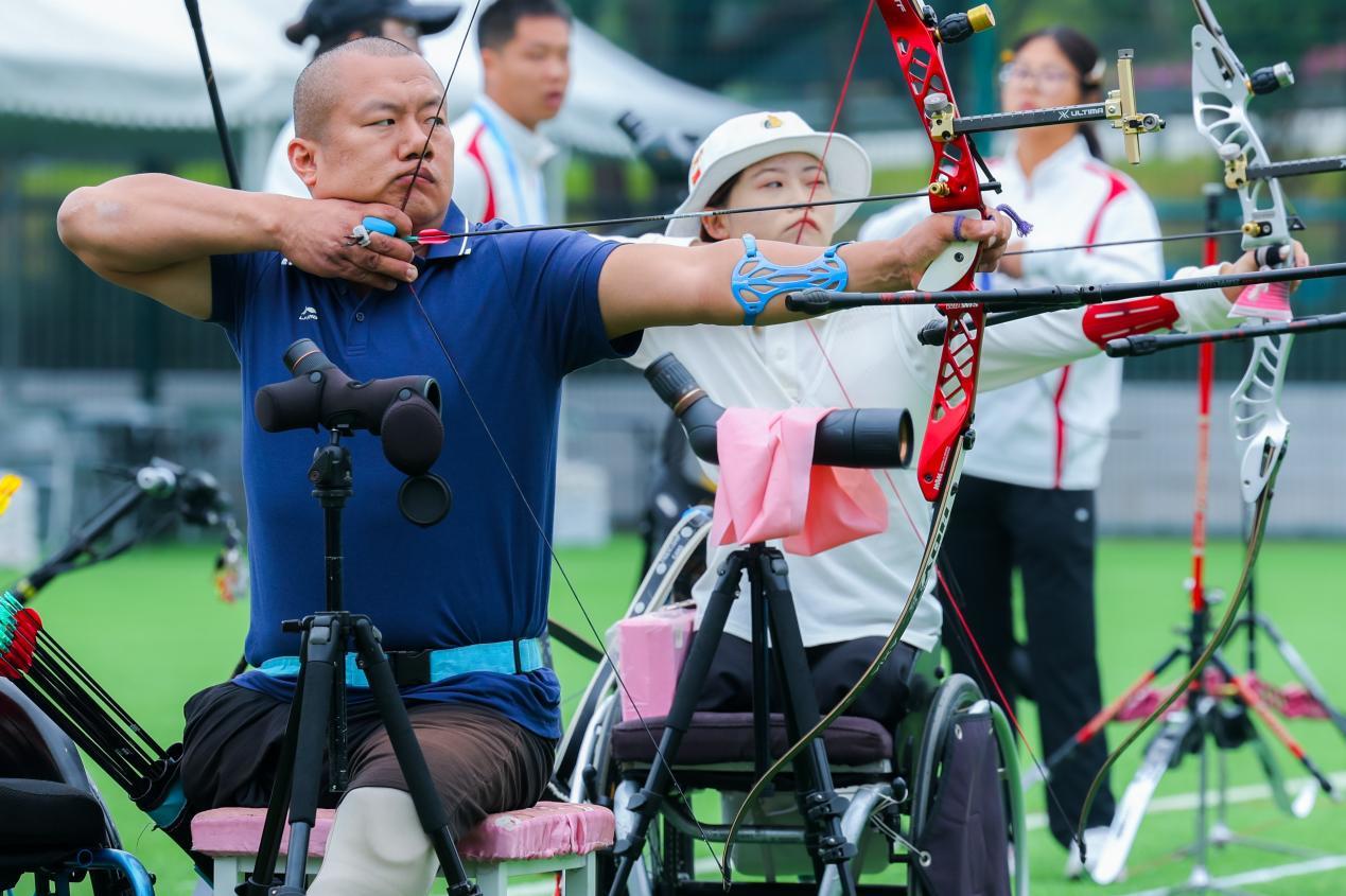 第十二届残特奥会射箭比赛在深圆满举行,福田赛区无障碍保障助力健儿创佳绩