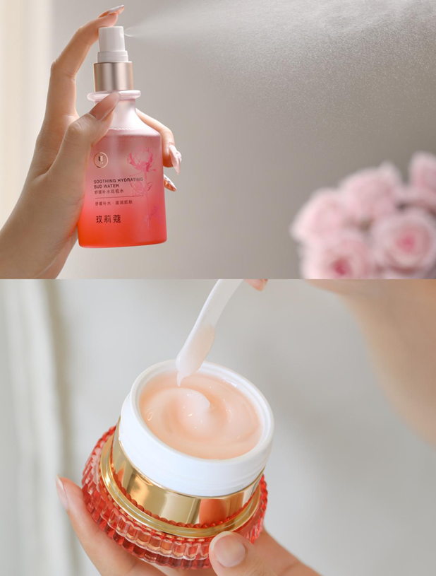 玫莉蔻水凝霜与花苞水，秋冬肌肤的诗意栖居，感受自然温柔馈赠