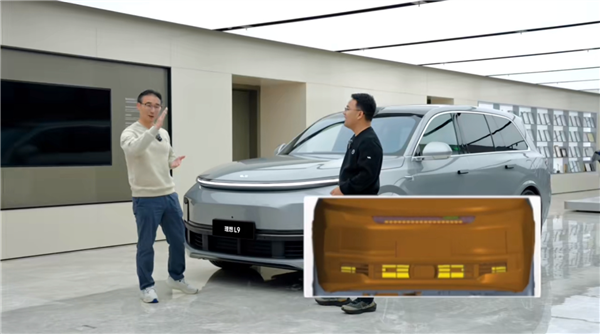 理想高管分享最早的理想L9前脸：大嘴格栅设计 可主动开闭