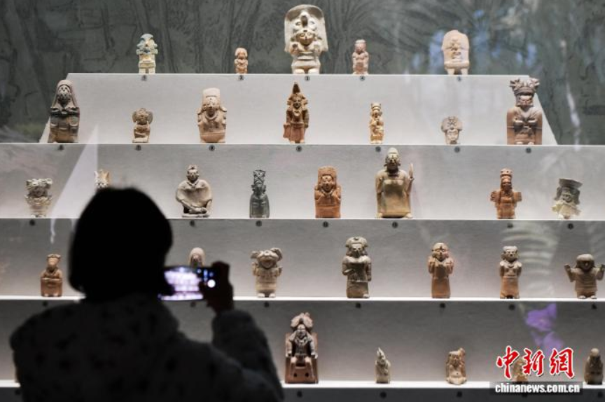 209件玛雅文物亮相河北博物院 探秘千年文明