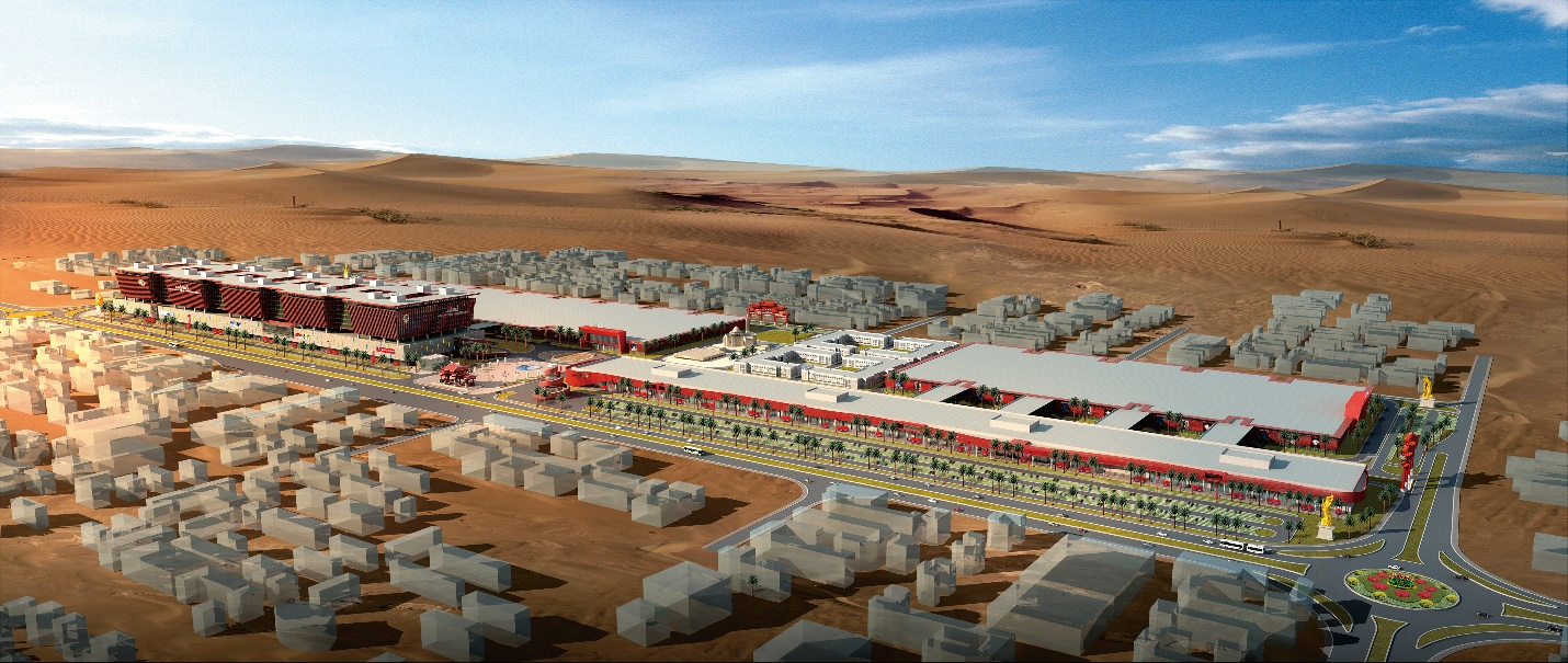 博深集团投资的阿治曼中国城二期效果图。