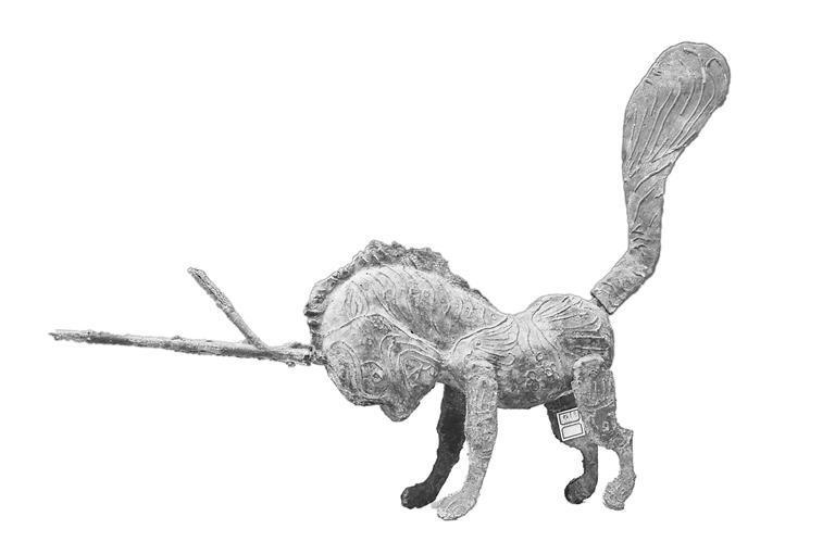 新城镇魏晋墓出土的铜獬豸