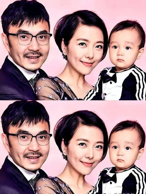 一家人合照幸福温馨。