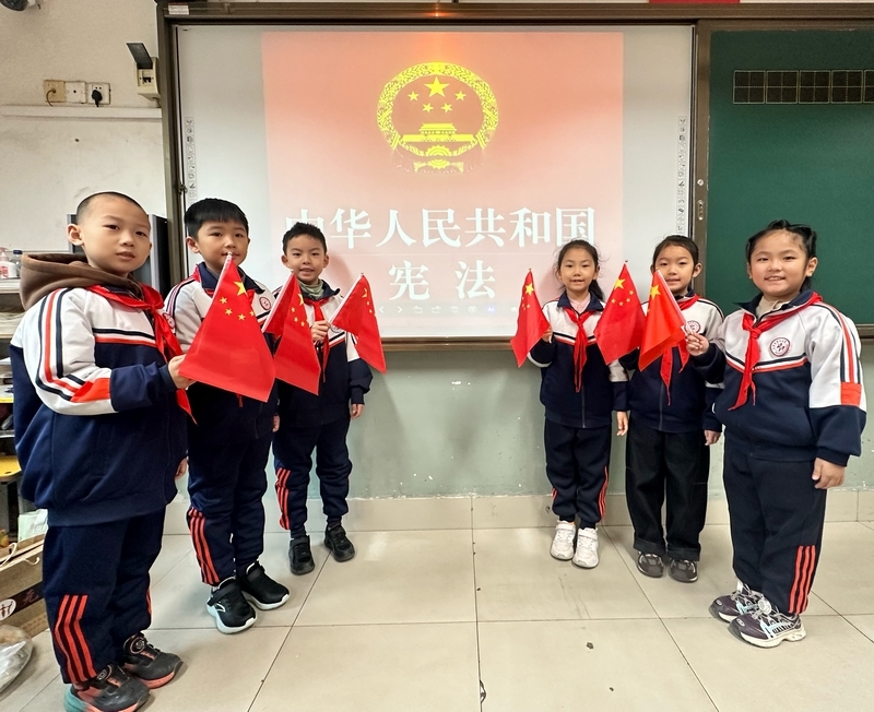 国家宪法日，天桥区一学校多维形式开展主题教育