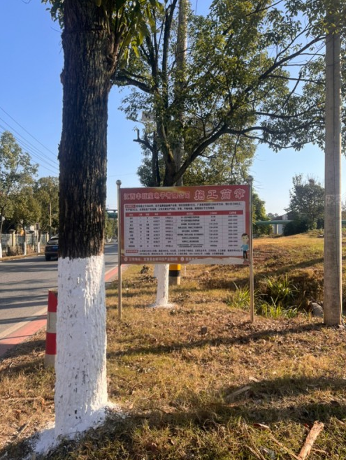 宜黄一路边广告牌严重遮挡视野影响行车安全 官方:拆了