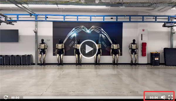 马斯克晒擎天柱跑步 出镜视频仅4秒 团队：刷新个人纪录