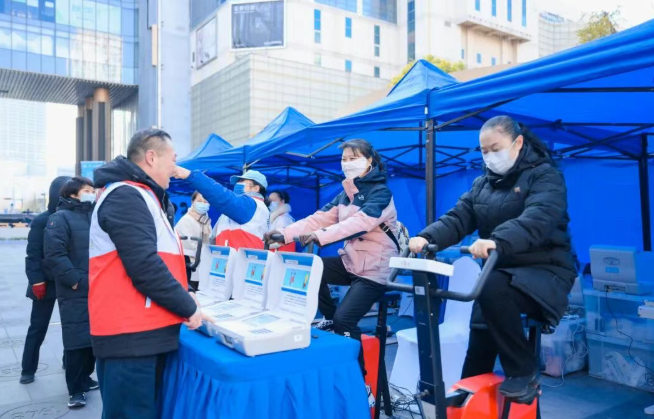 省全民健身志愿服务主题示范活动在徐州鼓楼区举行