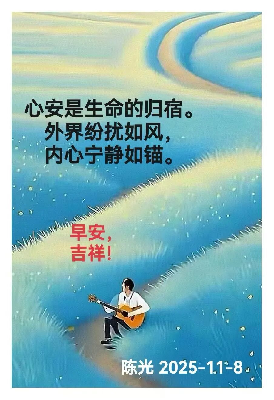 早安心语丨知世故而不世故，爱人爱己，豁达乐观！