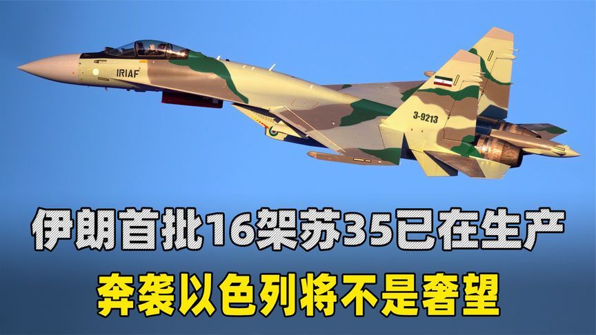 俄伊关键文件遭泄密，16架苏35已在生产，奔袭以色列将不是奢望