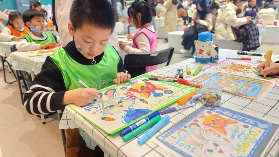 淮安万达影城“小画家”活动