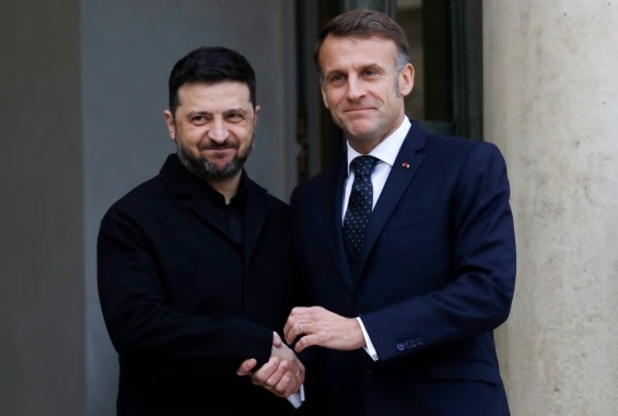 泽连斯基:领土问题谈判最艰难,马克龙:只能由乌克兰决定