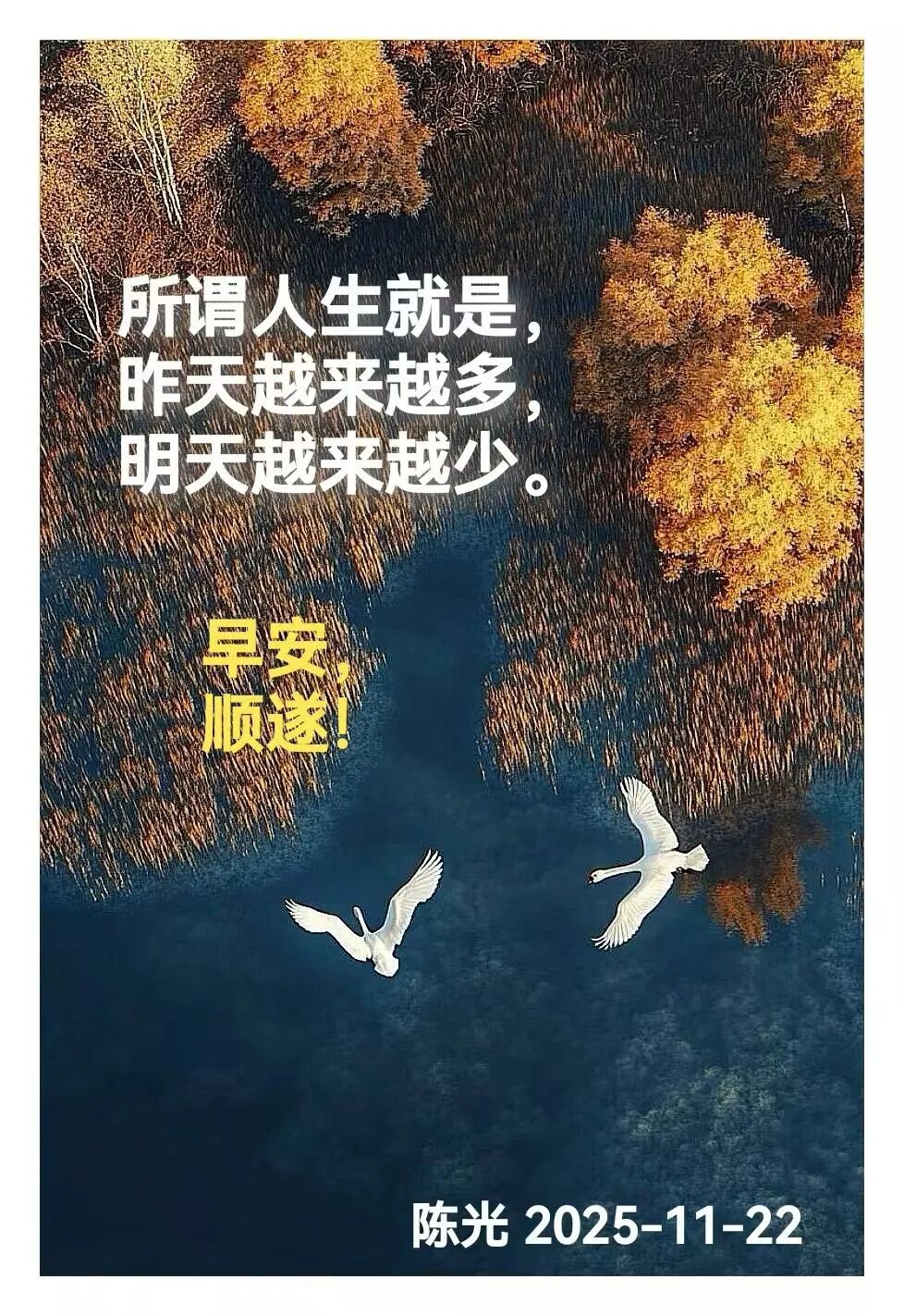 早安心语丨知世故而不世故，爱人爱己，豁达乐观！