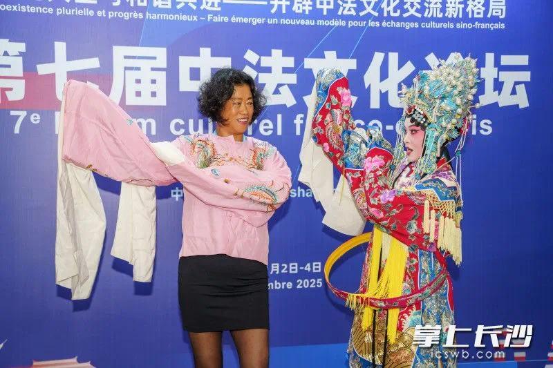 第七届中法文化论坛在长沙举行。 长沙晚报全媒体记者 邓迪 摄