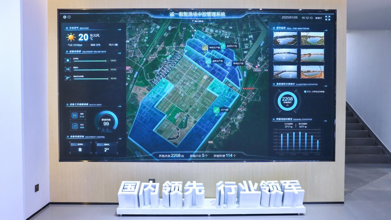 诚一数智渔场中控管理系统