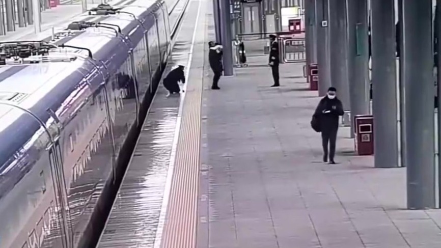 幼童跌落站台，工作人员“缝隙救援”