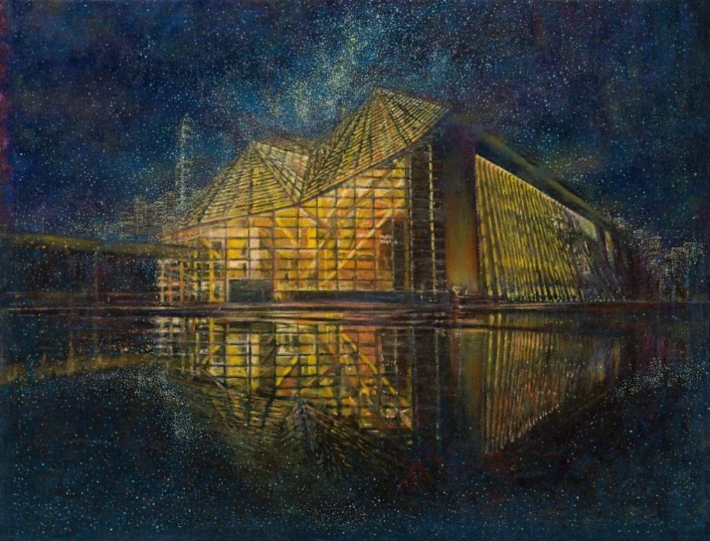 星光灿烂 / 120x160cm / 布面油彩 / 2025 / 张伟
