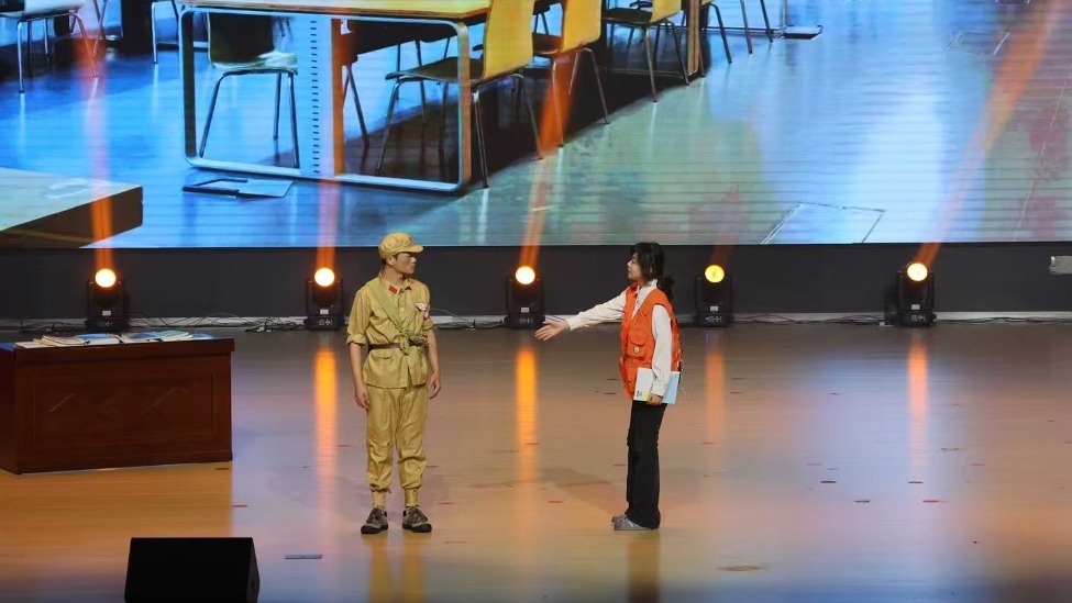 “回望峥嵘读初心——诵读红色家书 讲述英烈故事”巡演走进江西财经职业学院