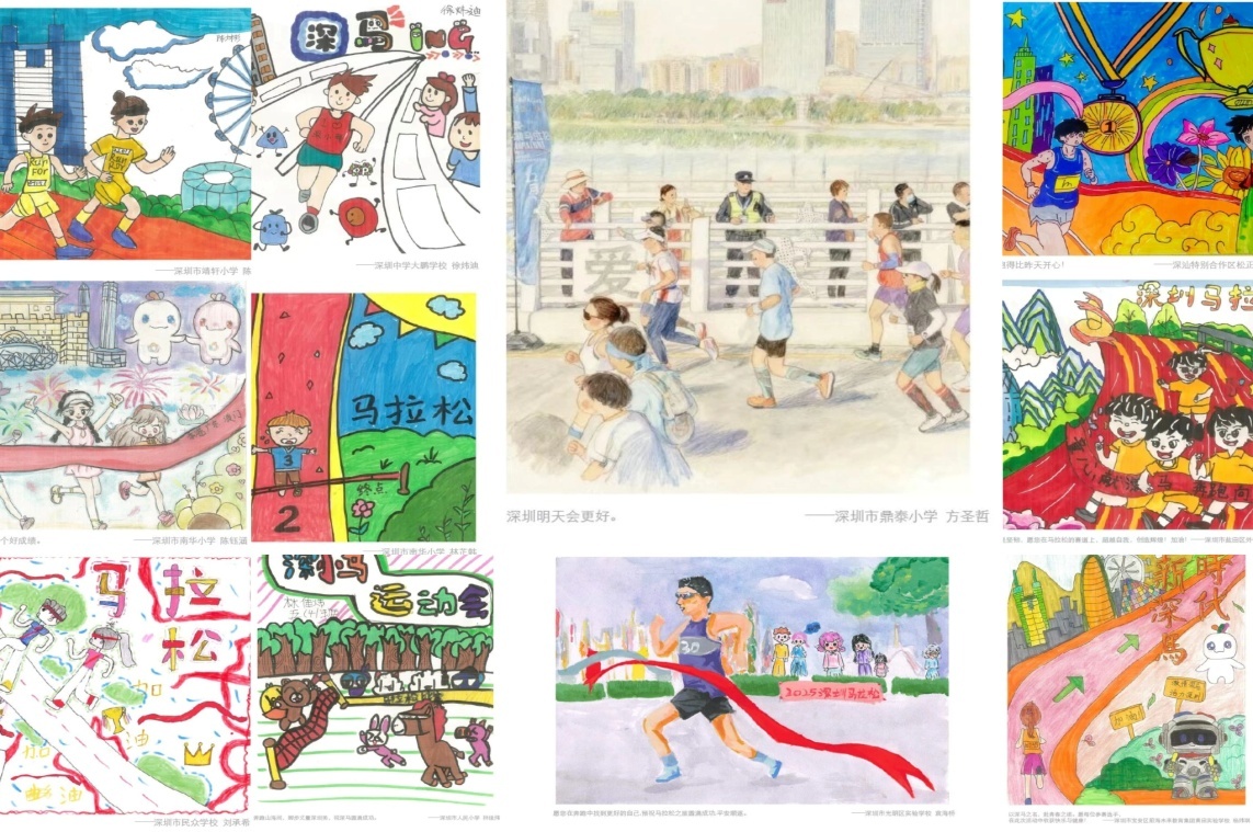 深圳少年警营参加“小手绘深马”主题海报创作活动