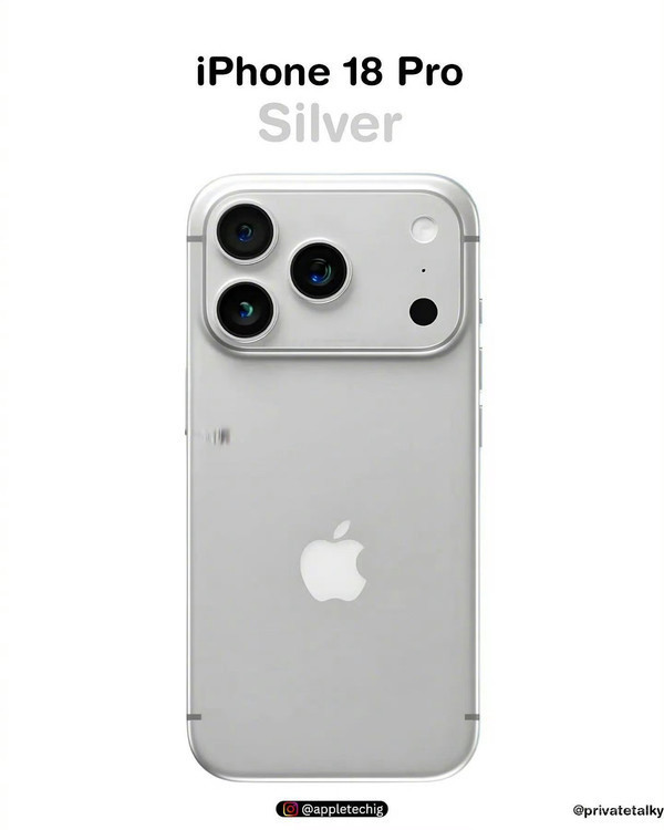 iPhone 18 Pro五款新配色渲染图曝光：蓝紫绿粉银五色