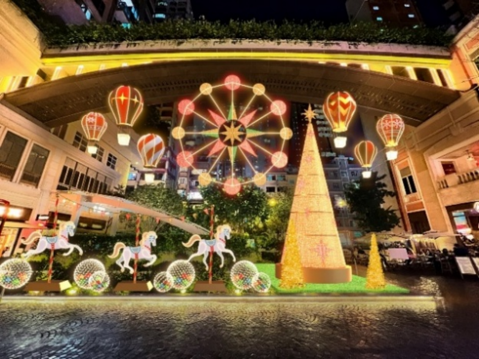 香港冬日缤纷：中环“冬日小镇”点亮全城节日盛宴 ✨