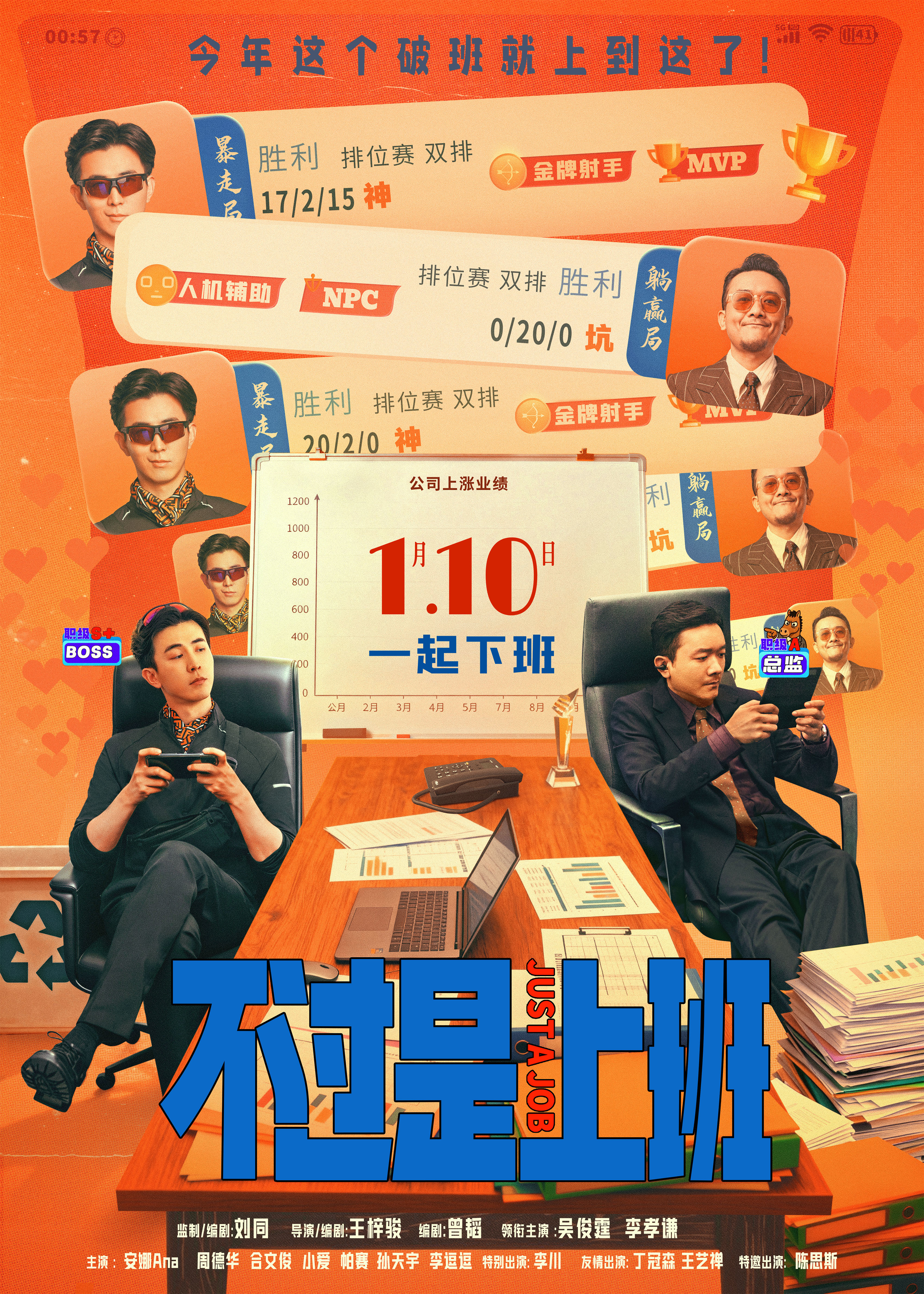 喜剧《不过是上班》官宣杭州路演 吴俊霆李孝谦戏内外延续职场发小 喜剧《不过是上班》官宣杭州路演 吴俊霆李孝谦戏内外延续职场发小